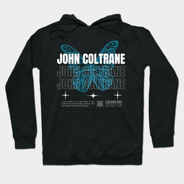 John Coltrane // Butterfly Hoodie by Saint Maxima